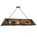 Meyda Lighting Buffalo At Lake 61 Inch 9 Light Linear Suspension Light Cp18095
