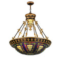 Meyda Lighting Fleur De Lis 28 Inch Large Pendant Cp18932