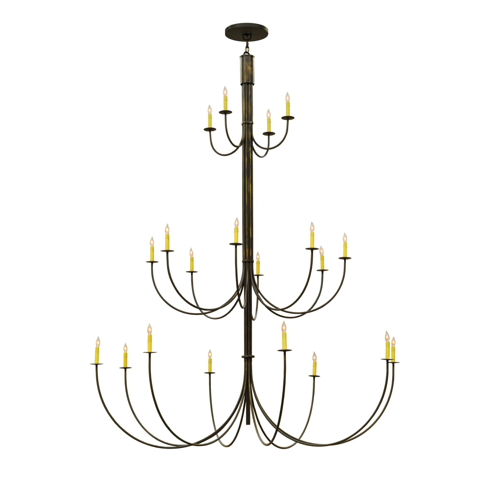 Meyda Lighting 78 Inch 20 Light Semi Flush Mount Cp248266