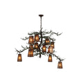 Meyda Lighting 54 Inch 12 Light Semi Flush Mount Cp248319