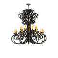 Meyda Lighting 50 Inch 24 Light Semi Flush Mount Cp248324
