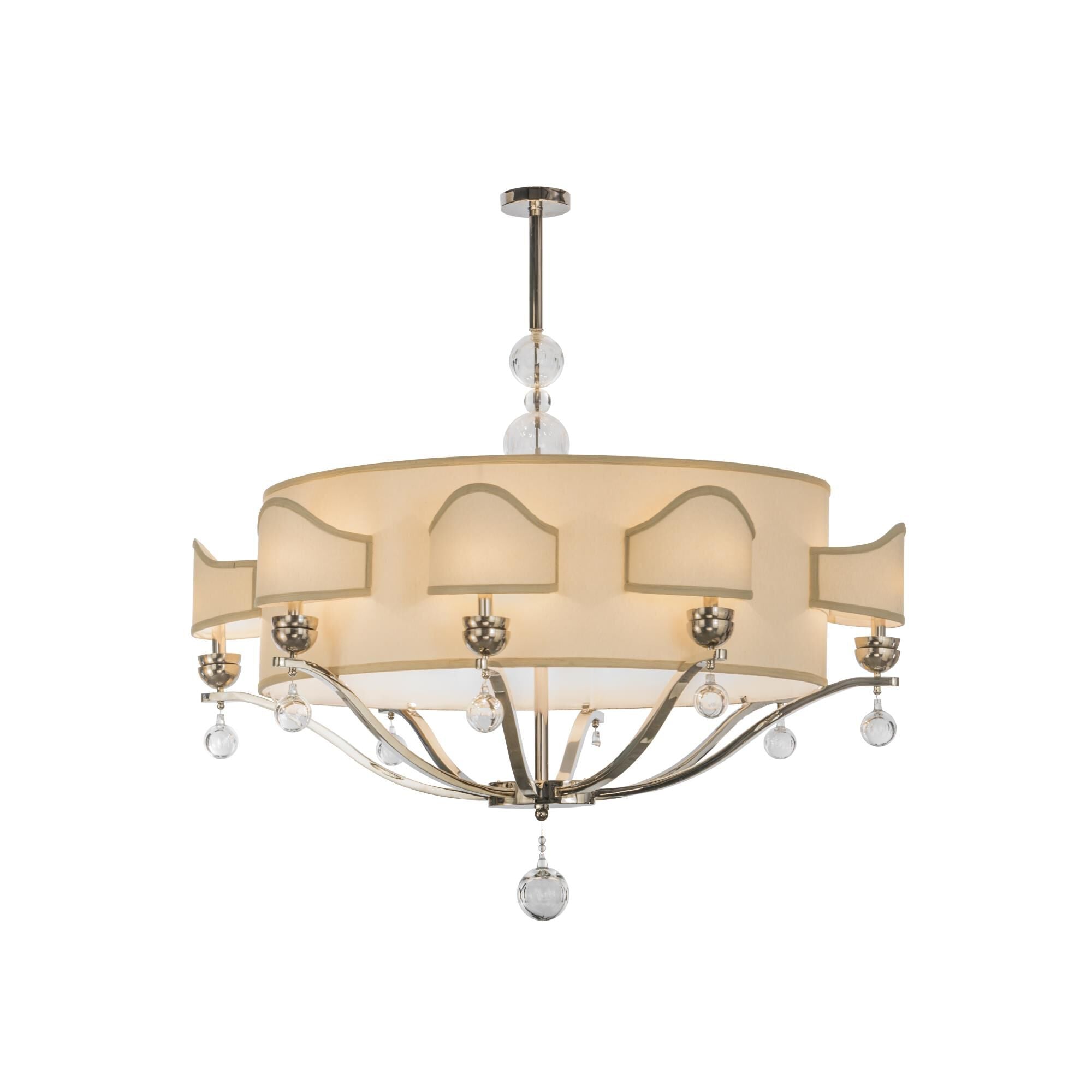 Meyda Lighting 50 Inch 8 Light Semi Flush Mount Cp248342