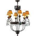 Meyda Lighting 27 Inch 6 Light Chandelier Cp248398