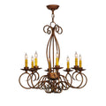 Meyda Lighting 26 Inch 8 Light Chandelier Cp248430