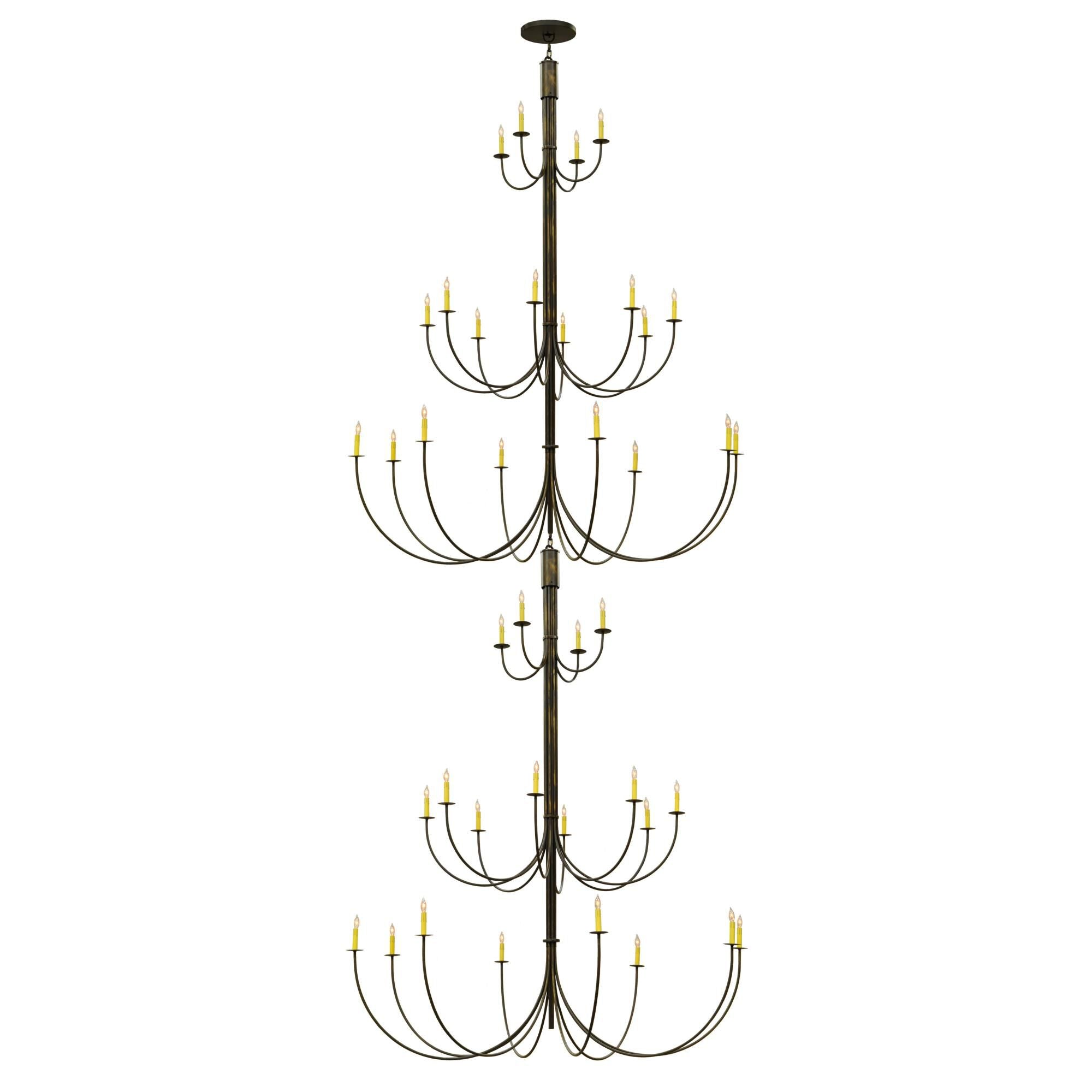 Meyda Lighting 78 Inch 40 Light Semi Flush Mount Cp248487
