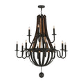Meyda Lighting 48 Inch 12 Light Semi Flush Mount Cp248512