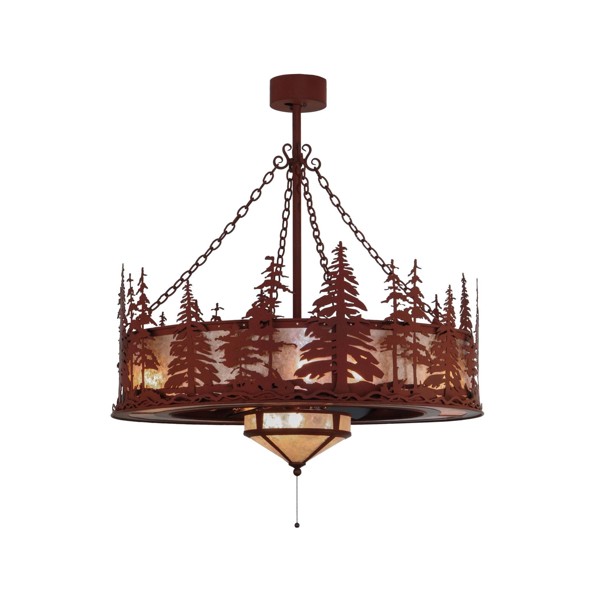 Meyda Lighting 44 Inch 8 Light Linear Suspension Light Cp248532