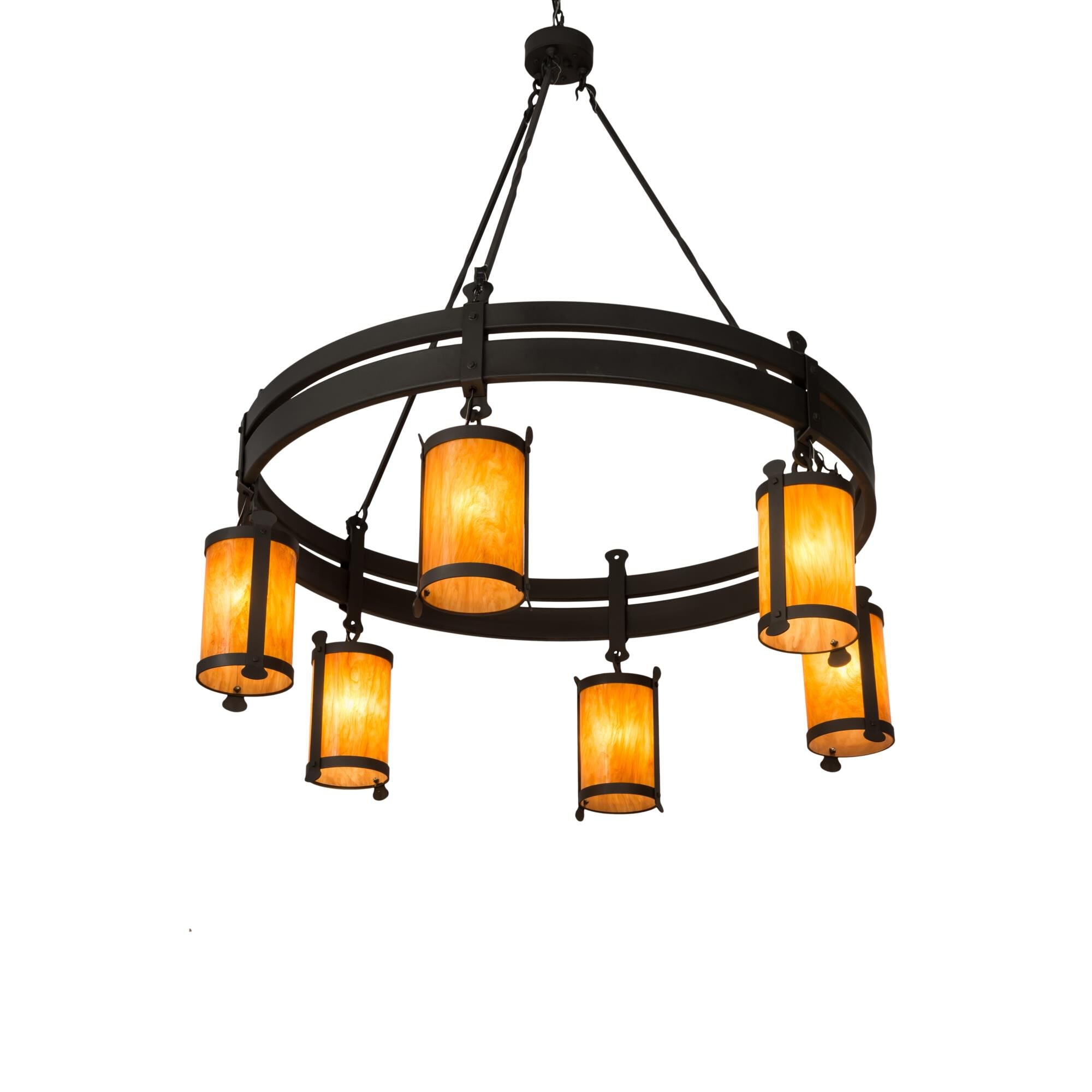 Meyda Lighting 55 Inch 6 Light Semi Flush Mount Cp248688