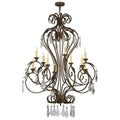 Meyda Lighting 48 Inch 10 Light Semi Flush Mount Cp248709