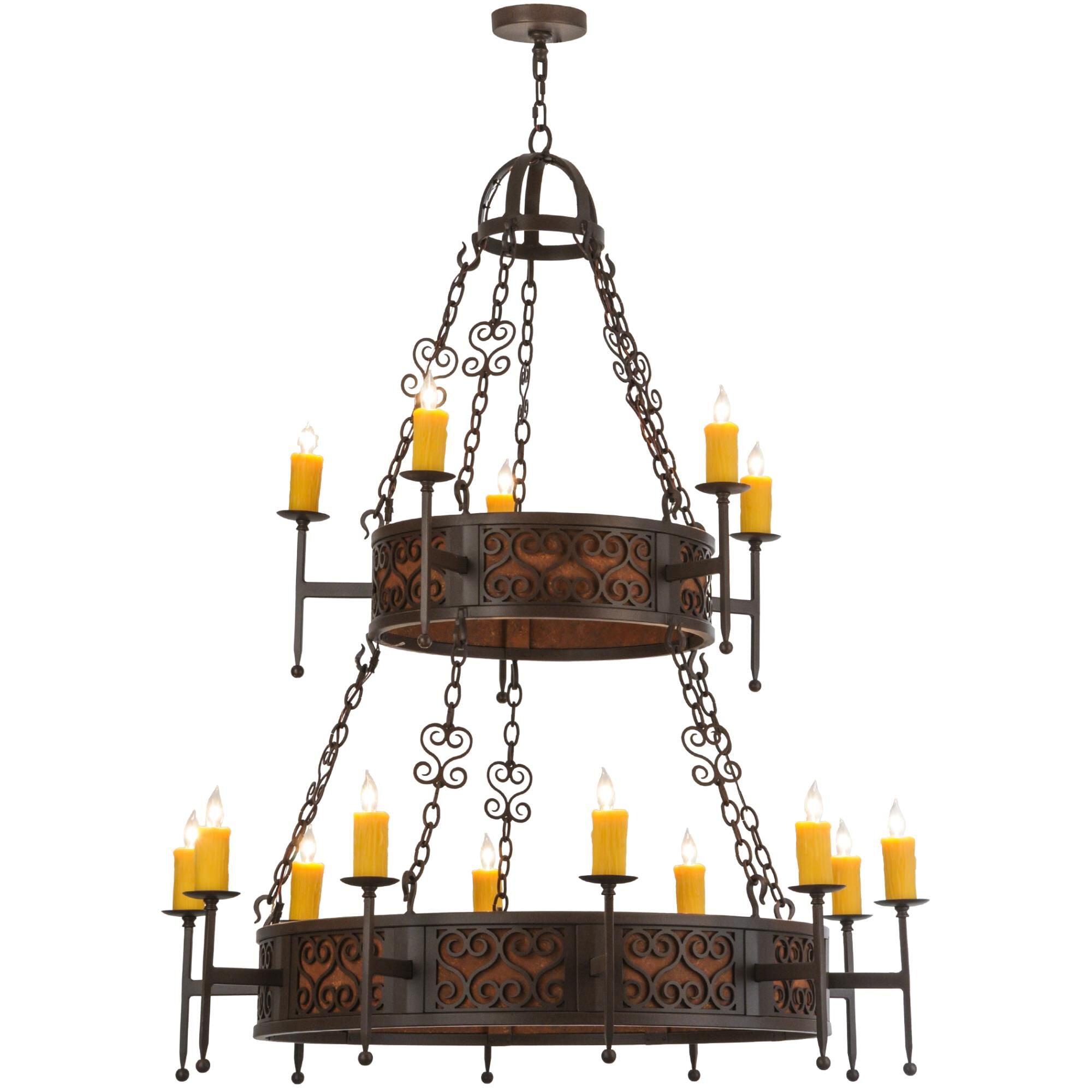 Meyda Lighting 48 Inch 15 Light Semi Flush Mount Cp248718
