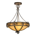 Meyda Lighting 20 Inch 3 Light Semi Flush Mount Cp248735