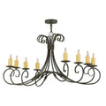 Meyda Lighting 48 Inch 8 Light Semi Flush Mount Cp248768