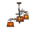 28 Inch 3 Light Chandelier