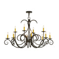 Meyda Lighting 48 Inch 12 Light Semi Flush Mount Cp248790