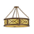 Meyda Lighting 26 Inch 4 Light Semi Flush Mount Cp248906