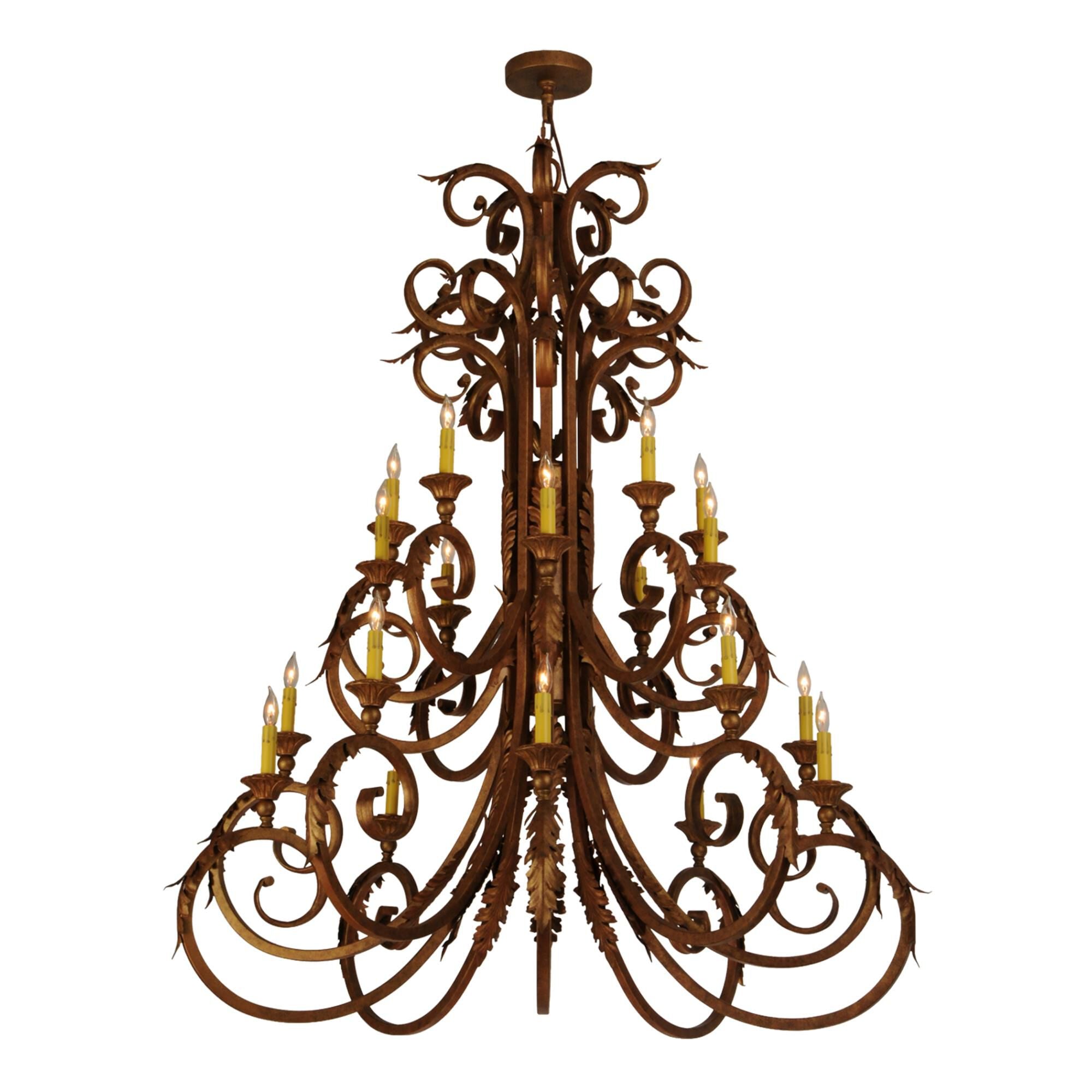 Meyda Lighting 50 Inch 20 Light Semi Flush Mount Cp249037