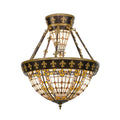 Meyda Lighting 19 Inch 4 Light Semi Flush Mount Cp249065
