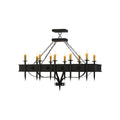 Meyda Lighting 66 Inch 10 Light Semi Flush Mount Cp249082