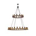 Meyda Lighting 72 Inch 36 Light Semi Flush Mount Cp249133