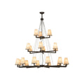 Meyda Lighting 54 Inch 21 Light Semi Flush Mount Cp249179