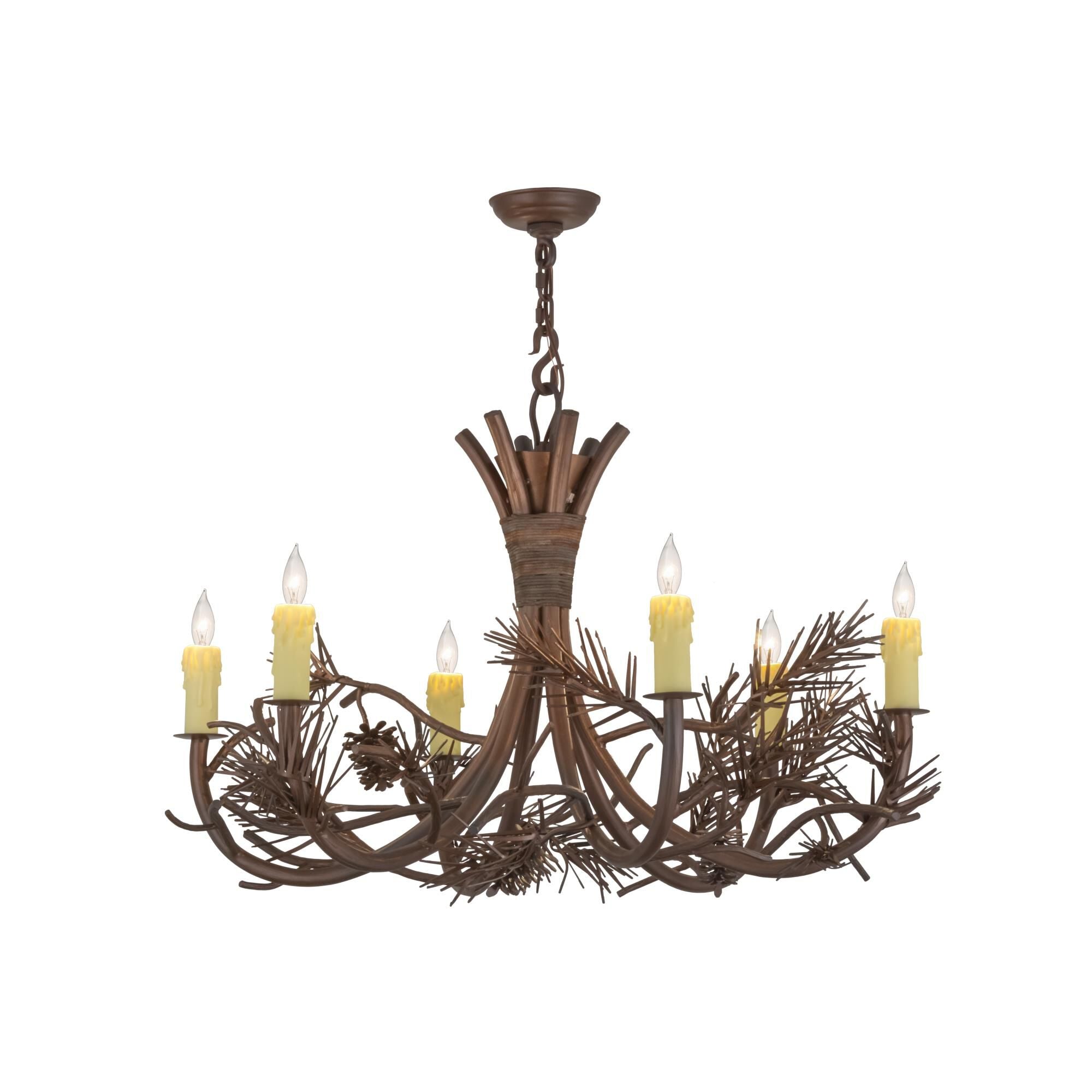 Meyda Lighting 36 Inch 6 Light Chandelier Cp249245