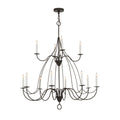 Meyda Lighting 48 Inch 12 Light Semi Flush Mount Cp249343