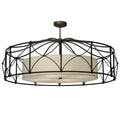 Meyda Lighting 53 Inch 4 Light Semi Flush Mount Cp249422
