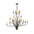 Meyda Lighting 54 Inch 22 Light Semi Flush Mount Cp249508