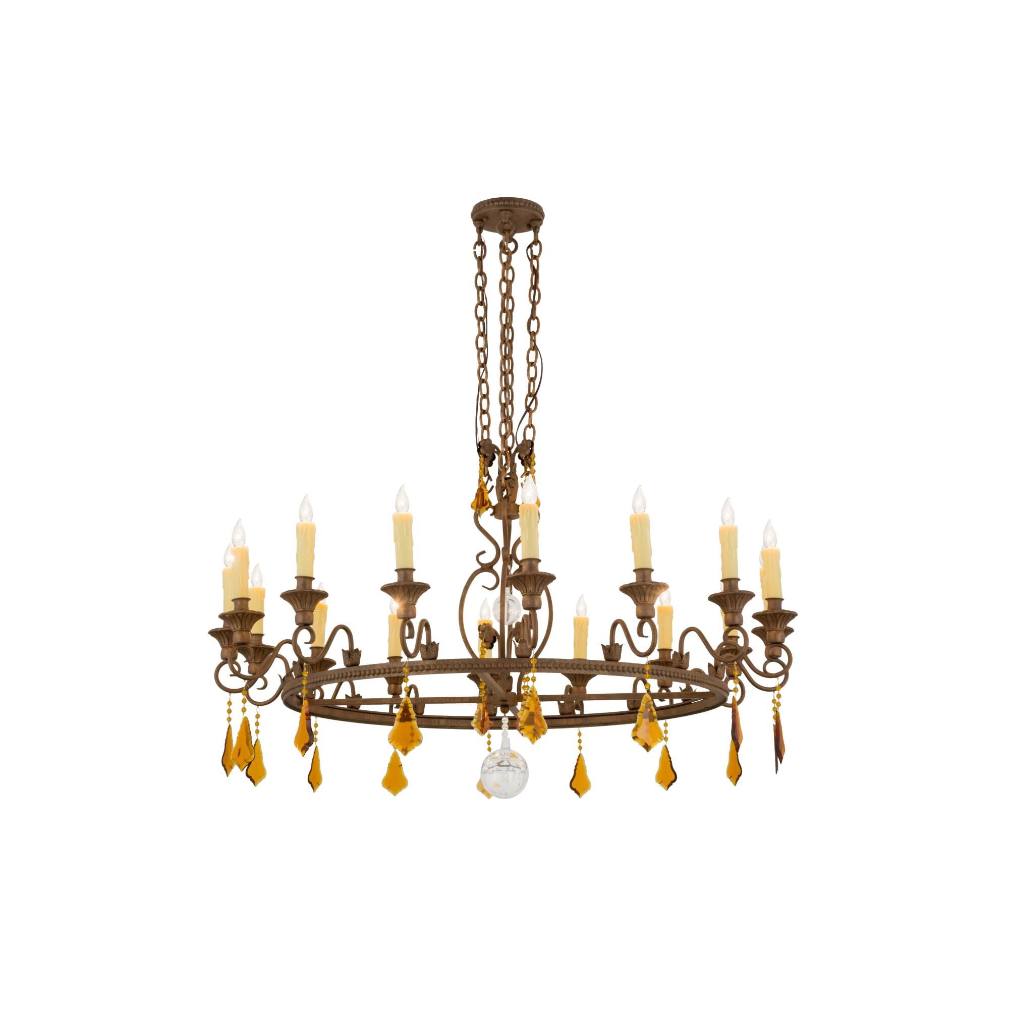Meyda Lighting 48 Inch 16 Light Semi Flush Mount Cp249577
