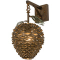 Meyda Lighting Stoneycreek Pinecone 17 Inch Wall Sconce Cp22643