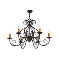 Meyda Lighting 36 Inch 6 Light Chandelier Cp249793