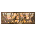 Meyda Lighting Tall Pines Bear And Deer 36 Inch Wall Sconce Cp23439