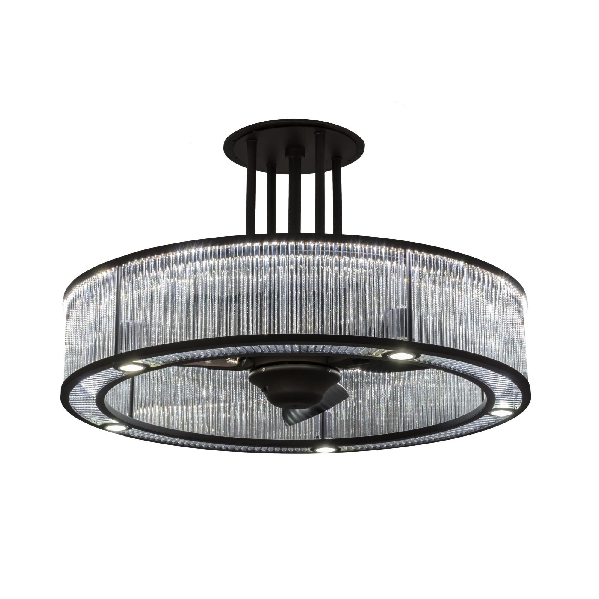 Meyda Lighting 36 Inch 5 Light Led Linear Suspension Light Cp250187