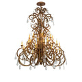 Meyda Lighting 60 Inch 32 Light Semi Flush Mount Cp250313