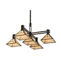 Meyda Lighting 48 Inch 5 Light Linear Suspension Light Cp250392