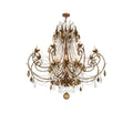 Meyda Lighting 64 Inch 16 Light Semi Flush Mount Cp250410