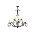 Meyda Lighting 48 Inch 15 Light Semi Flush Mount Cp250520