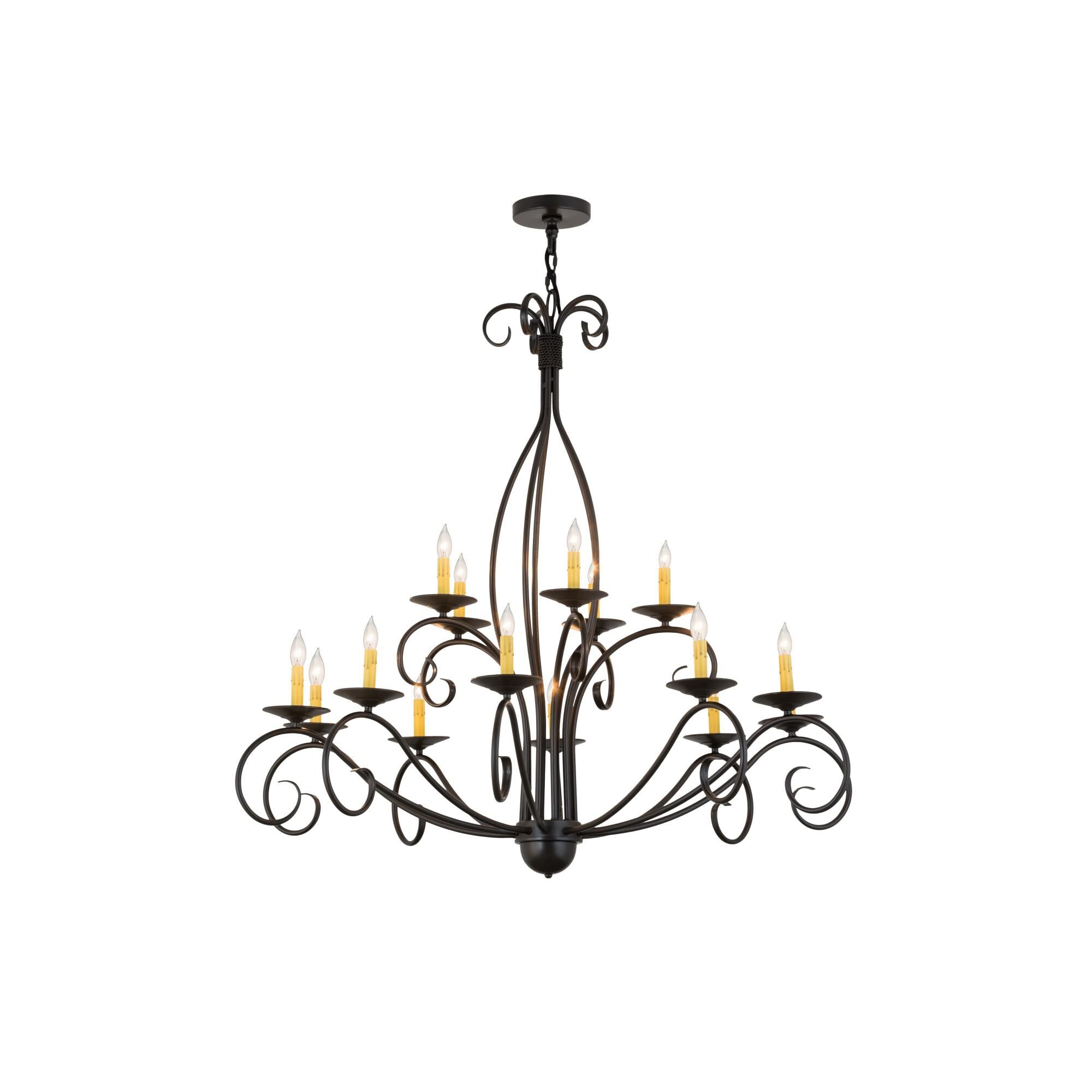 Meyda Lighting 48 Inch 15 Light Semi Flush Mount Cp250520