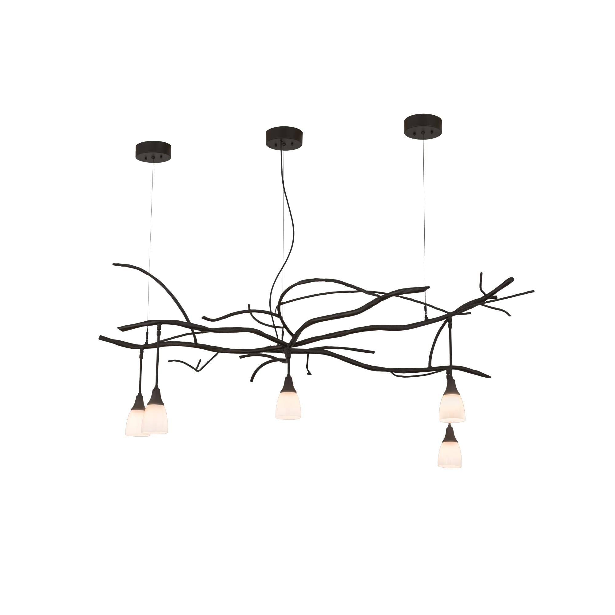 Meyda Lighting 72 Inch 5 Light Semi Flush Mount Cp250642