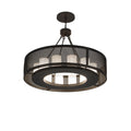 Meyda Lighting 42 Inch 12 Light Semi Flush Mount Cp250720