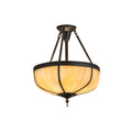 Meyda Lighting 18 Inch 3 Light Semi Flush Mount Cp250760