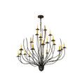 Meyda Lighting 54 Inch 22 Light Semi Flush Mount Cp250808