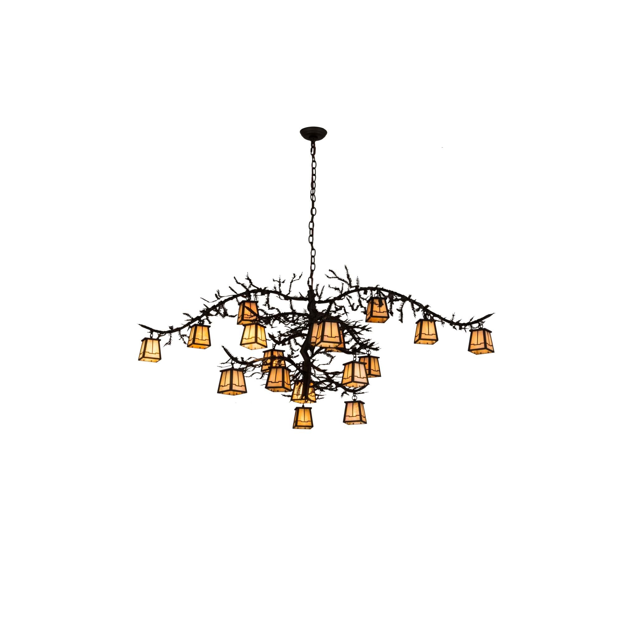 Meyda Lighting 66 Inch 18 Light Semi Flush Mount Cp250959