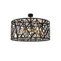 Meyda Lighting 54 Inch 8 Light Semi Flush Mount Cp251300