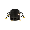 Meyda Lighting Column Surround 59 Inch 6 Light Semi Flush Mount Cp779938