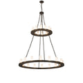 Meyda Lighting 60 Inch 28 Light Semi Flush Mount Cp251637