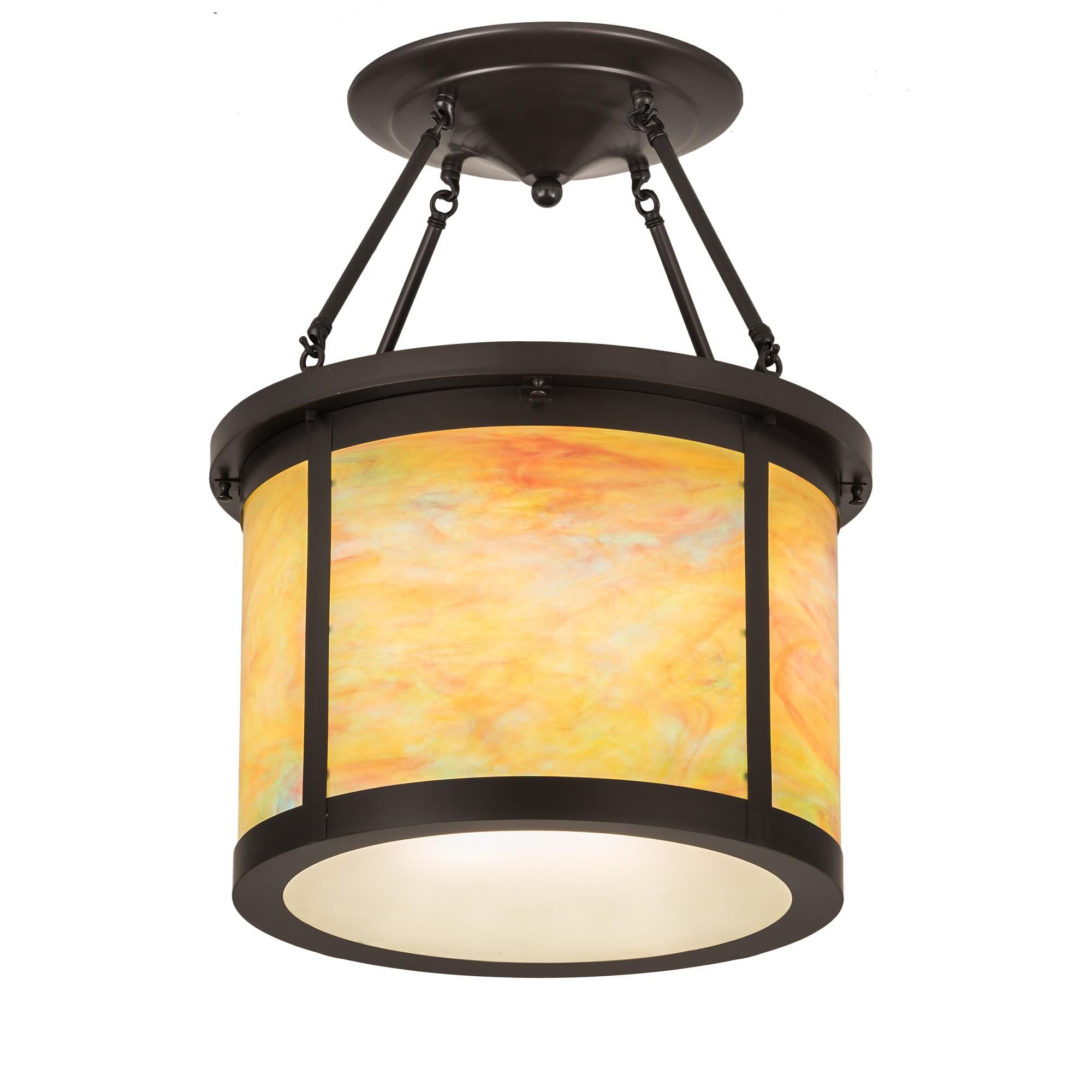 Meyda Lighting 20 Inch 4 Light Semi Flush Mount Cp251650