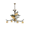 Meyda Lighting 52 Inch 12 Light Semi Flush Mount Cp251681