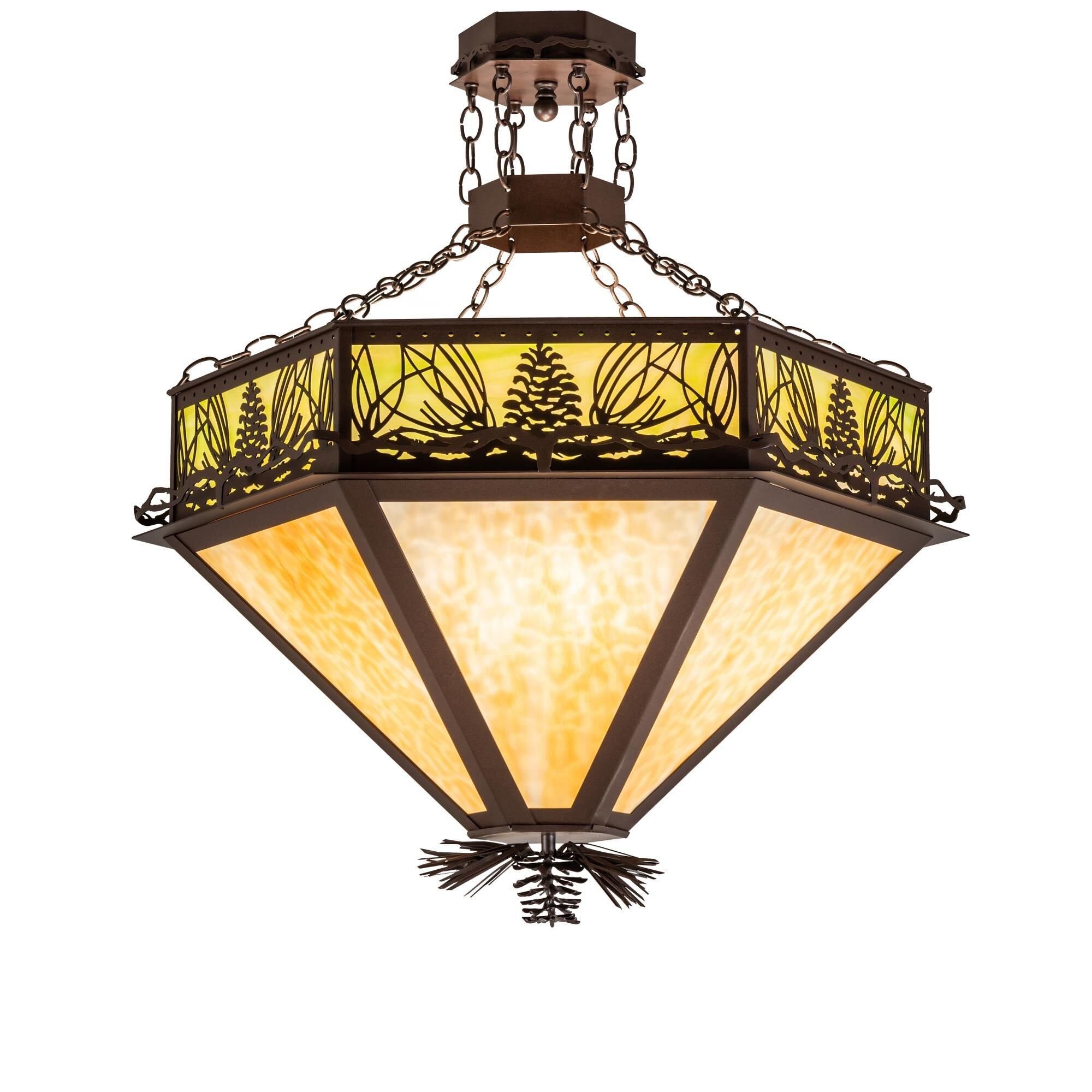 Meyda Lighting Mountain Pine 32 Inch Large Pendant Cp27811