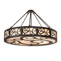 Meyda Lighting 48 Inch 6 Light Semi Flush Mount Cp252328